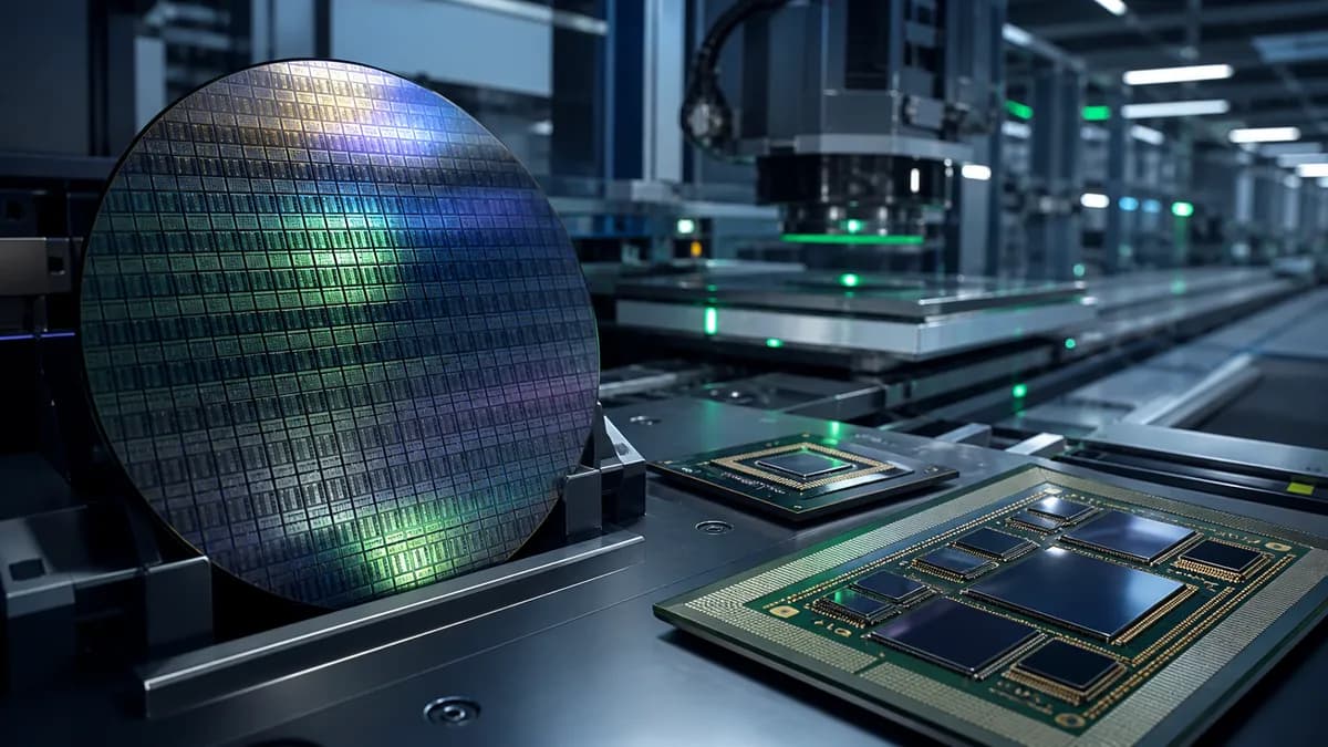 Semiconductor wafer and advanced processor packaging